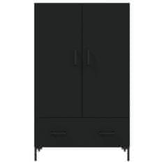 Vidaxl Skříň highboard černá 69,5 x 31 x 115 cm kompozitní dřevo