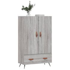 Vidaxl Skříň highboard šedá sonoma 69,5 x 31 x 115 cm kompozitní dřevo