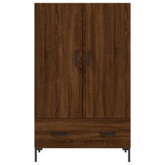 Vidaxl Skříň highboard hnědý dub 69,5 x 31 x 115 cm kompozitní dřevo