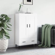 Vidaxl Skříň highboard bílá 69,5 x 31 x 115 cm kompozitní dřevo