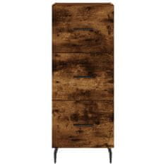 Vidaxl Skříň highboard kouřový dub 34,5 x 34 x 180 cm kompozitní dřevo