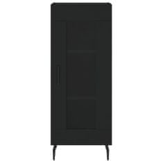 Vidaxl Skříň highboard černá 34,5 x 34 x 180 cm kompozitní dřevo