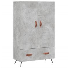 Vidaxl Skříň highboard betonově šedá 69,5x31x115 cm kompozitní dřevo