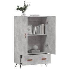 Vidaxl Skříň highboard betonově šedá 69,5x31x115 cm kompozitní dřevo