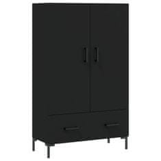 Vidaxl Skříň highboard černá 69,5 x 31 x 115 cm kompozitní dřevo