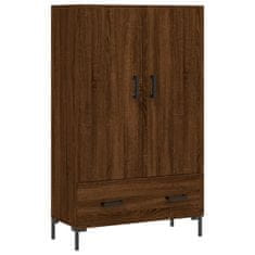 Vidaxl Skříň highboard hnědý dub 69,5 x 31 x 115 cm kompozitní dřevo