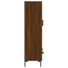 Vidaxl Skříň highboard hnědý dub 69,5 x 31 x 115 cm kompozitní dřevo