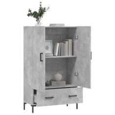 Vidaxl Skříň highboard betonově šedá 69,5x31x115 cm kompozitní dřevo