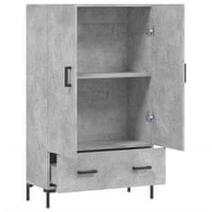 Vidaxl Skříň highboard betonově šedá 69,5x31x115 cm kompozitní dřevo