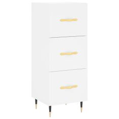 Vidaxl Skříň highboard bílá 34,5 x 34 x 180 cm kompozitní dřevo