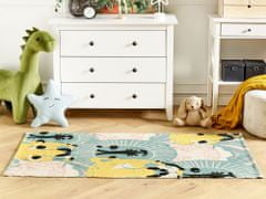 Beliani Dětský bavlněný koberec 80 x 150 cm vícebarevný TUTUT