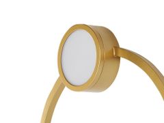 Beliani Kovová nástěnná LED lampa zlatá PONUGA