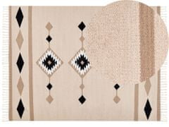 Beliani Bavlněný kelimový koberec 160 x 230 cm vícebarevný BERDIK