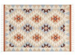 Beliani Bavlněný kelimový koberec 160 x 230 cm vícebarevný DILIJAN