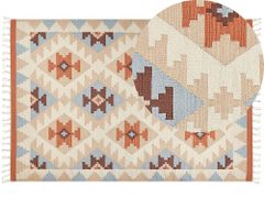 Beliani Bavlněný kelimový koberec 200 x 300 cm vícebarevný DILIJAN