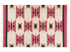 Beliani Bavlněný kelimový koberec 200 x 300 cm vícebarevný GARNI
