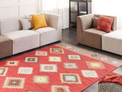 Beliani Bavlněný kelimový koberec 200 x 300 cm vícebarevný LORUT