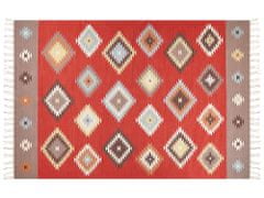 Beliani Bavlněný kelimový koberec 200 x 300 cm vícebarevný LORUT
