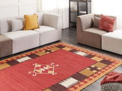 Beliani Bavlněný kelimový koberec 200 x 300 cm vícebarevný PARAKAR