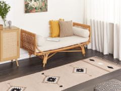 Beliani Bavlněný kelimový koberec 80 x 300 cm barevný BERDIK