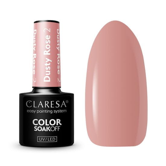 Claresa CLARESA DUSTY ROSE 2 HYBRID LAK NA NEHTY - 5 G