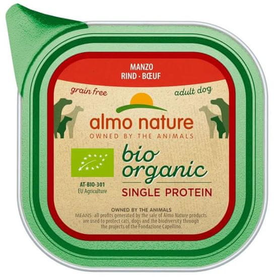 Almo Nature dog vanička BiO Single protein hovězí 150 g