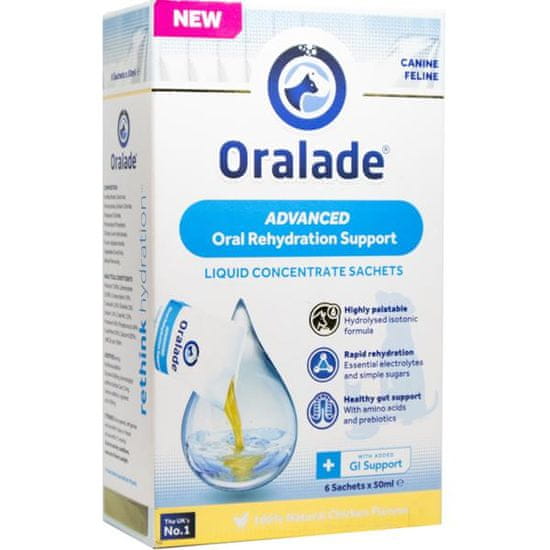 Oralade rehydratační koncentrát pes a kočka 6x50ml