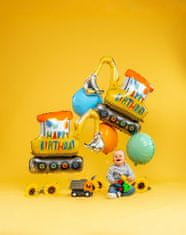 Grabo Fóliový balónek supershape Bagr Happy Birthday 79cm