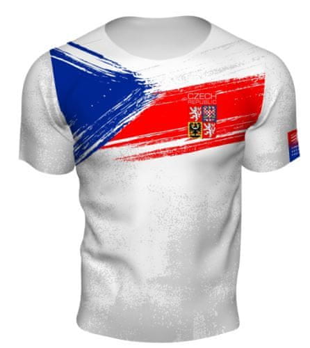 Compressport Training Tshirt - pánské funkční tričko CZECH 2023