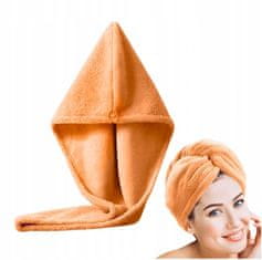 Verk 01625 Turban na vlasy z mikrovlákna růžová