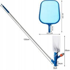 BIGSTREN 21024 Set na čištění bazénů 2v1 modrý