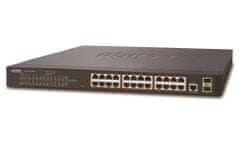 Planet GS-4210-24P2S L2 switch, 24x1Gb, 2x SFP, 24x PoE 802.3at 300W