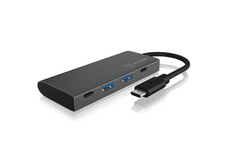 IcyBox Hub USB IB-HUB1428-C31 USB typ C černý