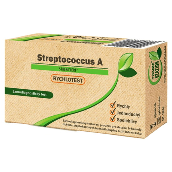 Vitamin Station 1x Vitamin Station, Rychlotest Streptococcus A