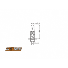 Osram Autožárovka Osram H1 12V 55W P14,5s STANDARDOsram H1 12V 55W P14,5s STANDARD