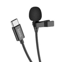 Hoco L14 Lavalier mikrofon USB-C, černý