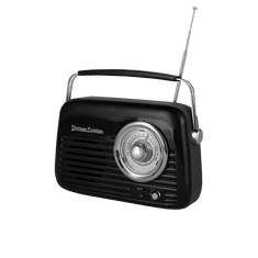 Rádio Bluetooth Vintage Cuisine s kovovou rukojetí