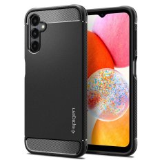 Spigen Rugged Armor silikonové pouzdro na Samsung Galaxy A14 Matte black