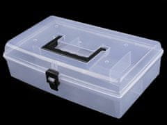 Kraftika 1ks ransparent plastový box / kufřík, ochranné obaly boxy