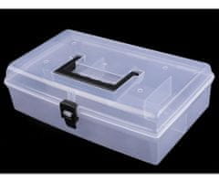 Kraftika 1ks ransparent plastový box / kufřík, ochranné obaly boxy