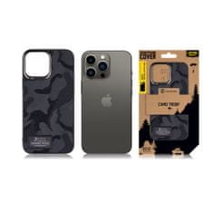 Tactical Zadní kryt Camo Troop na iPhone 13 Pro Max černý