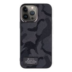 Tactical Zadní kryt Camo Troop na iPhone 13 Pro Max černý