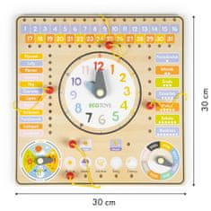 EcoToys Dřevěná edukační deska EcoToys