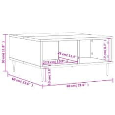 Vidaxl Konferenční stolek dub sonoma 60 x 60 x 30 cm kompozitní dřevo