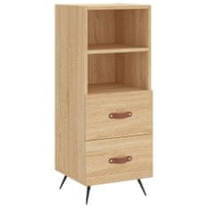 Vidaxl Skříň highboard dub sonoma 34,5 x 34 x 180 cm kompozitní dřevo