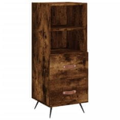 Vidaxl Skříň highboard kouřový dub 34,5 x 34 x 180 cm kompozitní dřevo