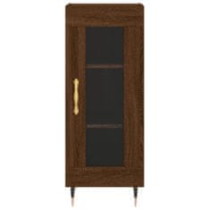 Greatstore Skříň highboard hnědý dub 34,5 x 34 x 180 cm kompozitní dřevo