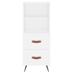 Vidaxl Skříň highboard bílá 34,5 x 34 x 180 cm kompozitní dřevo