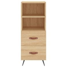 Vidaxl Skříň highboard dub sonoma 34,5 x 34 x 180 cm kompozitní dřevo