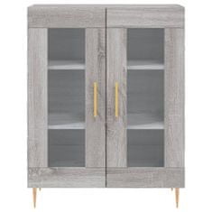 Vidaxl Skříň highboard šedá sonoma 69,5 x 34 x 180 cm kompozitní dřevo